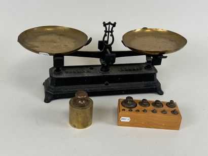 Cast-iron scale with double brass plates.
20...