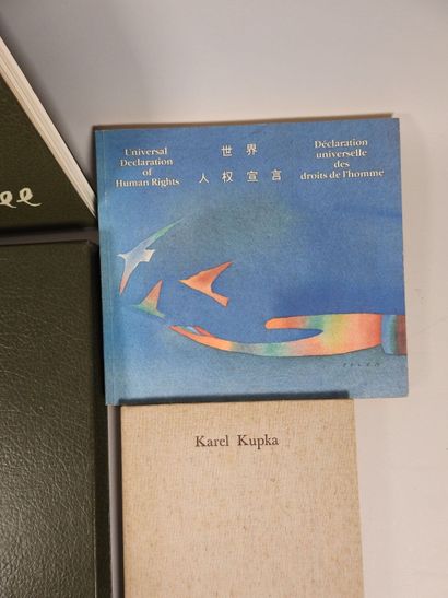 Lot of three books including:
- Karel KUPLA...
