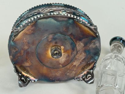 James DIXON & Sons.
Openwork silver and glass...