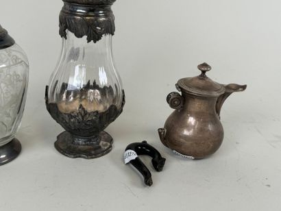 Lot including :
- GALLIA , silver-plated...