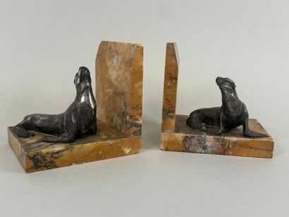 Emmanuel BOURCART, 20th century.
Pair of...