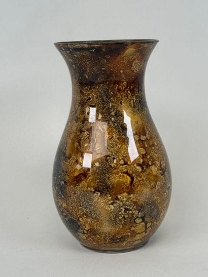 Jean-Noël BOUILLET, Laque Line.
Vase en verre...