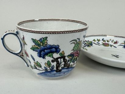 SARREGUEMINES.
Pair of polychrome earthenware...