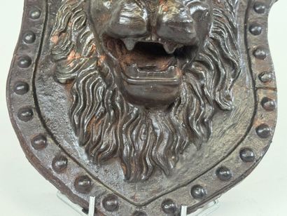 Probable cast iron fountain element decorated...
