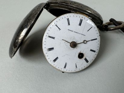 ORSAT CADET in Tours.
Silver pocket watch,...