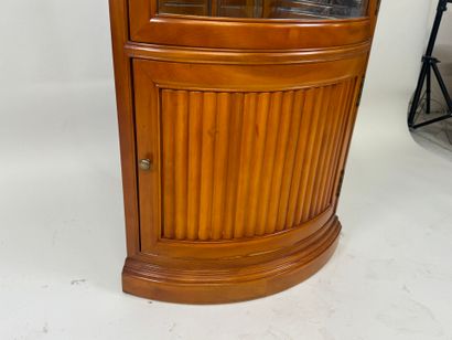 Moulded cherrywood illuminated inset opening...