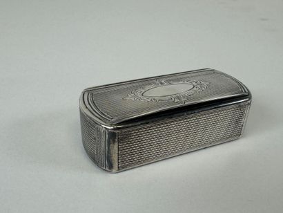 Tabatière en argent, poinçon Minerve, à décor...