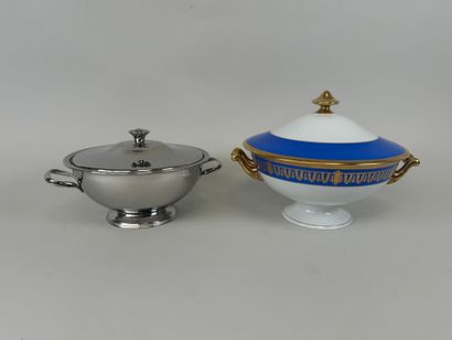 HAVILAND.
Modèle Saint-Honoré.
Soupière en...