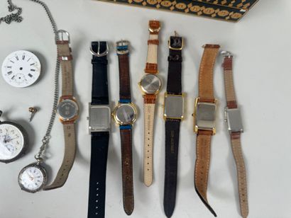 LIP and miscellaneous.
Lot of seven wristwatches.
One...