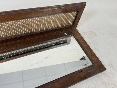 Wall-mounted shelf or hat stand in molded...