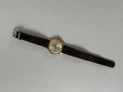 LIP.
DAUPHINE model.
Gilt metal wristwatch,...