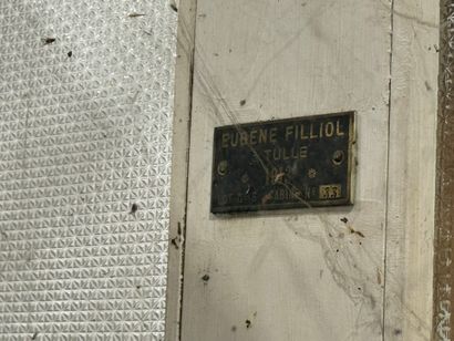 Eugène FILIOL.
Large molded wood and glass...