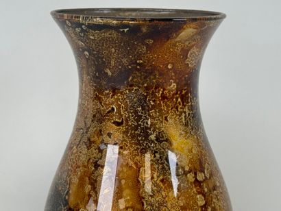 Jean-Noël BOUILLET, Laque Line.
Vase en verre...