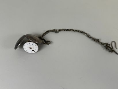 ORSAT CADET in Tours.
Silver pocket watch,...