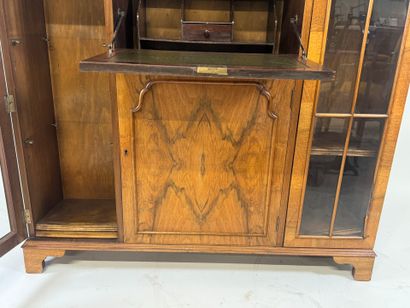 Wood and veneer sideboard opening with three...