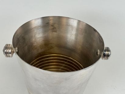 Seau à champagne à deux prises annulaires...