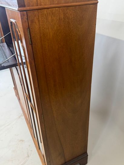 Wood and veneer sideboard opening with three...