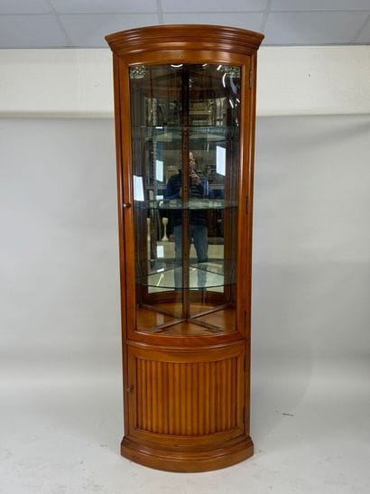 Moulded cherrywood illuminated inset opening...