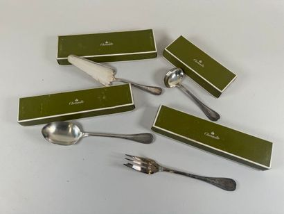CHRISTOFLE.
Modèle MALMAISON.
Ensemble de...