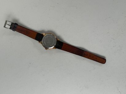 LIP.
DAUPHINE model.
Gilt metal wristwatch,...