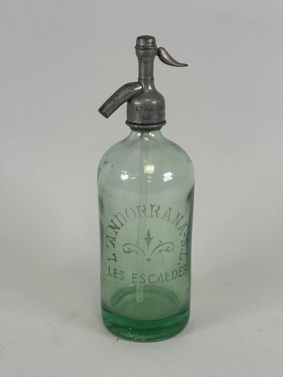 L'NDORRANA.SL. LES ESCALDES.
Siphon en verre...
