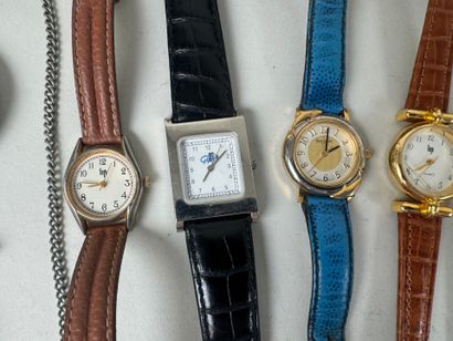 LIP and miscellaneous.
Lot of seven wristwatches.
One...