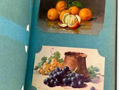 Petit album de cartes postales.
Environ 80...