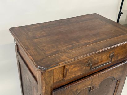 Moulded wood jam cupboard opening with a...