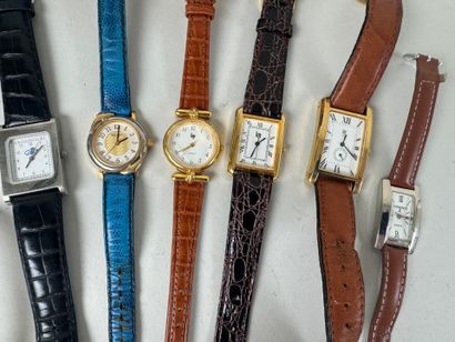 LIP and miscellaneous.
Lot of seven wristwatches.
One...