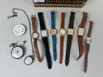 LIP and miscellaneous.
Lot of seven wristwatches.
One...