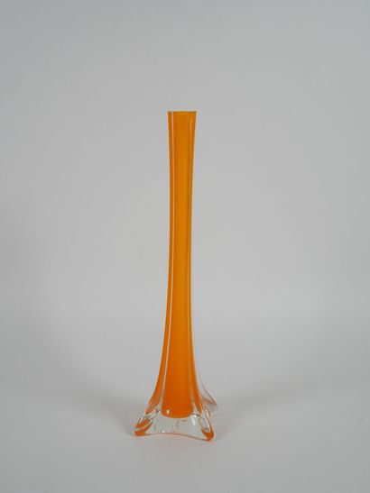 Ensemble de trois vases à col tubulaire en...