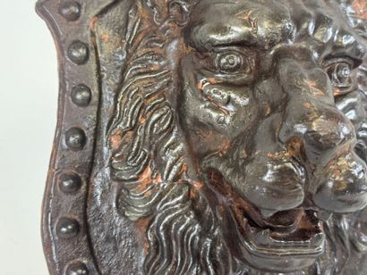 Probable cast iron fountain element decorated...