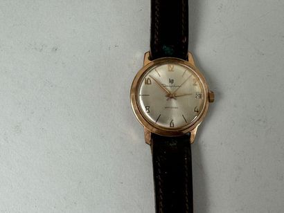 LIP.
DAUPHINE model.
Gilt metal wristwatch,...