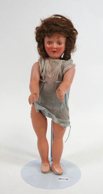Boiled cardboard headstock, painted face,...
