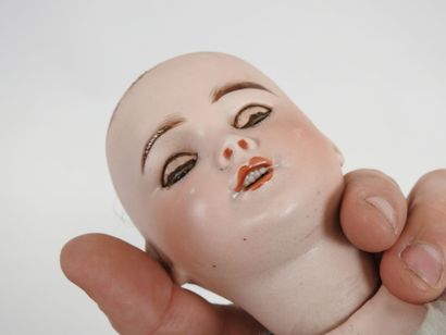 SFBJ.
Doll with bisque head, sleeping eyes,...