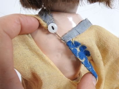 SFBJ.
Doll with bisque head, sleeping eyes,...