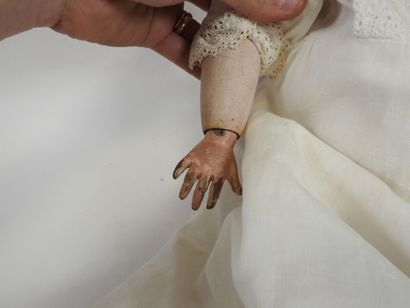 GK (Gébruder Kulentz).
Large doll with bisque...