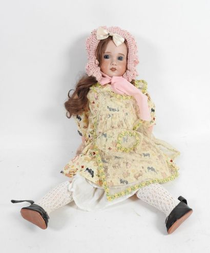 SFBJ.
Bisque head doll, fixed eyes, open...