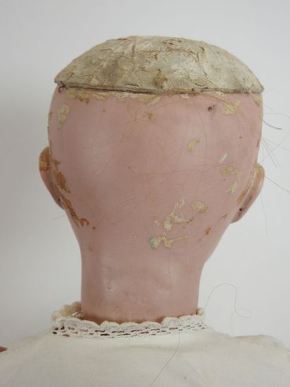 JUMEAU.
Bisque head doll, fixed eyes, open...