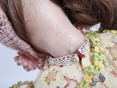 SFBJ.
Bisque head doll, fixed eyes, open...