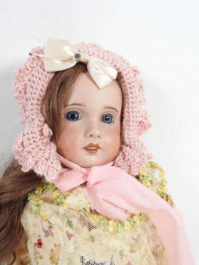 SFBJ.
Bisque head doll, fixed eyes, open...