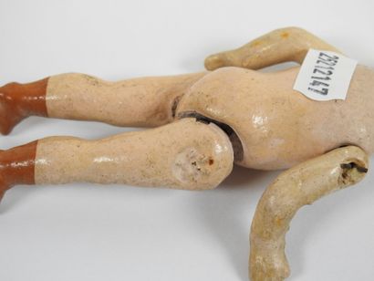 UNIS FRANCE.
Little doll with bisque head,...