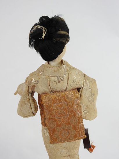 Automaton and musical doll featuring a Japanese...