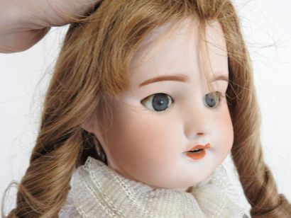 SFBJ.
Bisque head doll, sleeping eyes, open...