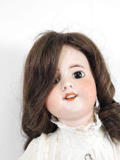 SFBJ.
Bisque head doll, fixed eyes, open...