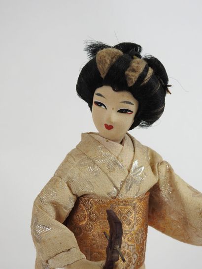 Automaton and musical doll featuring a Japanese...