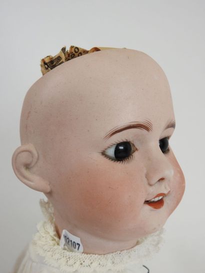 SFBJ.
Bisque head doll, fixed eyes, open...