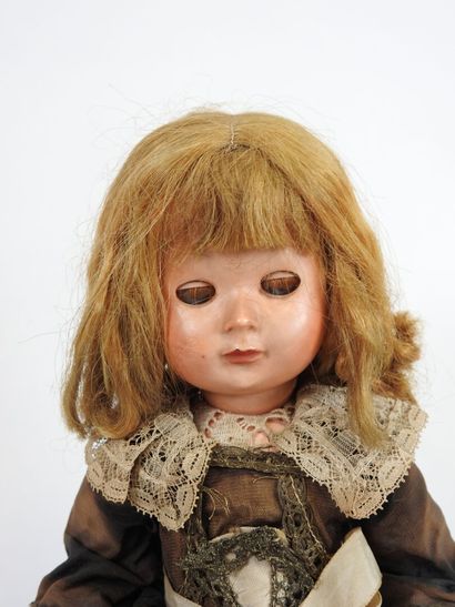 JUMEAU.
Plastic head doll, sleeping eyes,...