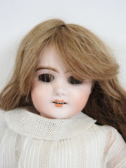 SFBJ.
Bisque head doll, fixed eyes, open...