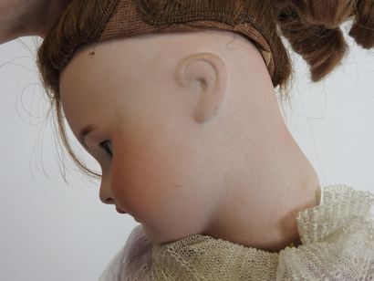 SFBJ.
Bisque head doll, sleeping eyes, open...